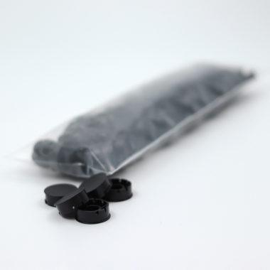 Sinetöintiplommi musta EGK 100 (100 kpl/pussi)